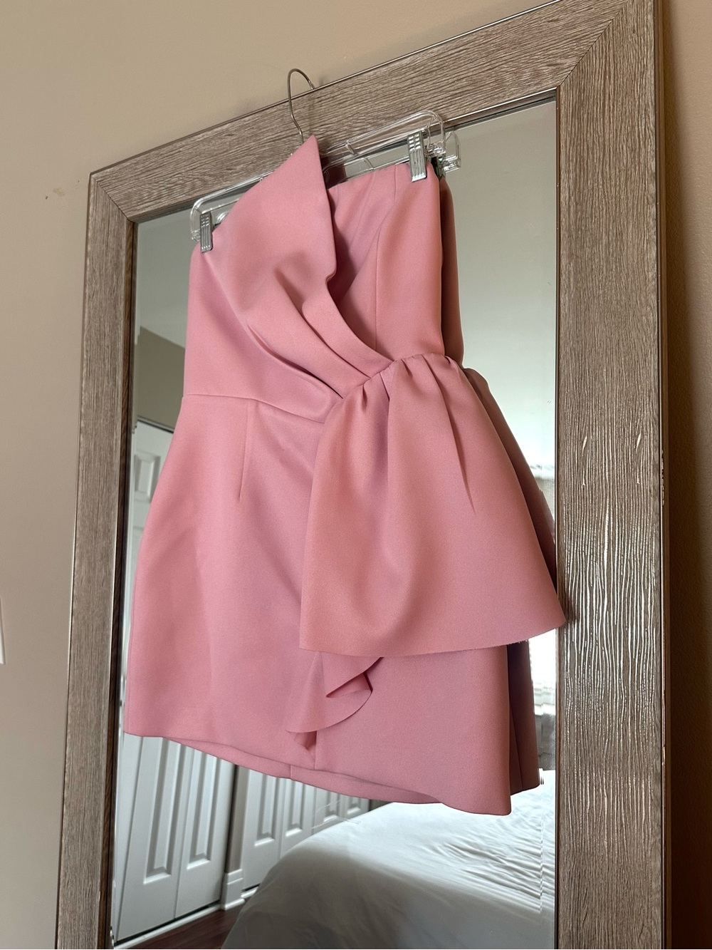 ELLIATT Revolve Pink Strapless Zuri Mini Dress Size Large